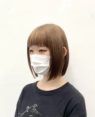 ショート カラー ヘアアレンジ HARU//原宿🤍 リピート率NO.1のヘアスタイル