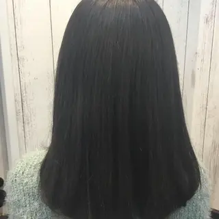 セミロング カラー パーマ embrace エンブレイスのヘアスタイル