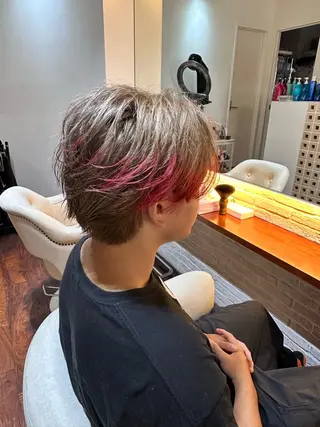 メンズ ORANGE POP _HIBIKIのヘアスタイル