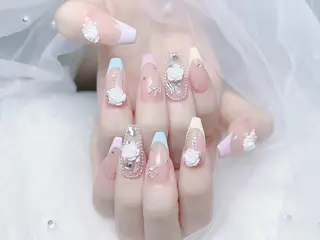 ネイル MoMoA Nail ネイル長さ出し専門店のネイルデザイン