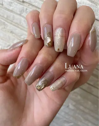 ロング カラー ネイル nail salon neigeのネイルデザイン