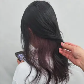 カラー 韓国レイヤー➰北田 陸斗➰コテ巻きパーマのヘアスタイル