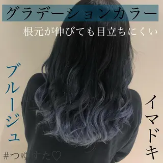 セミロング カラー 【似合うが見つかる】 Hanaのヘアスタイル