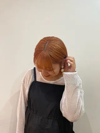 ショート カラー 藤野 凪沙のヘアスタイル