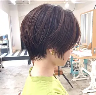ショート カラー ショートヘア、ボブ こやさん　コヤマのヘアスタイル