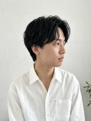 ショート メンズ 大人メンズパーマ /石川瑠青のヘアスタイル