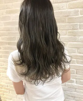 セミロング カラー hair salon Ranun髪質改善のヘアスタイル