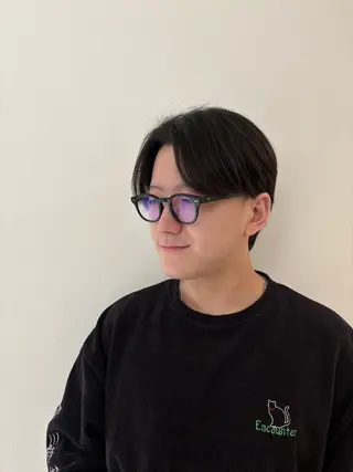 ショート メンズ 透明感/韓国風 HIRARIのヘアスタイル