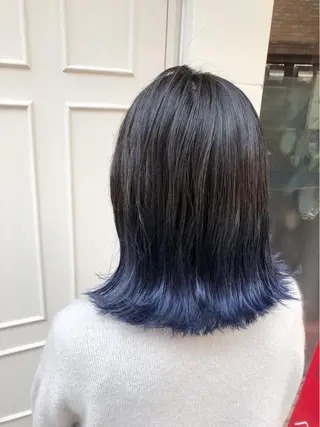 ミディアム カラー 🫟Blanco🫟 Color&Careのヘアスタイル