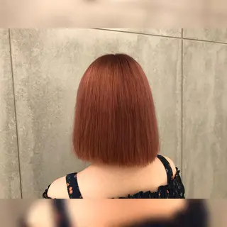 ミディアム One By The Ect所属・ショート/脱白髪染め ☆宇﨑悠実のヘアスタイル