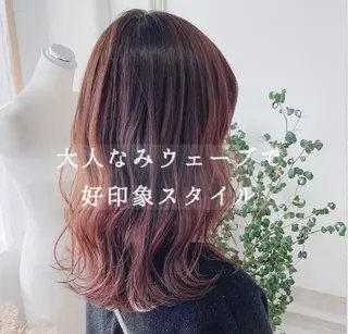 セミロング カラー パーマ ヘアアレンジ メンズ キッズ ネイル マツエク・マツパ merc. 🩵妹尾杏菜のヘアスタイル