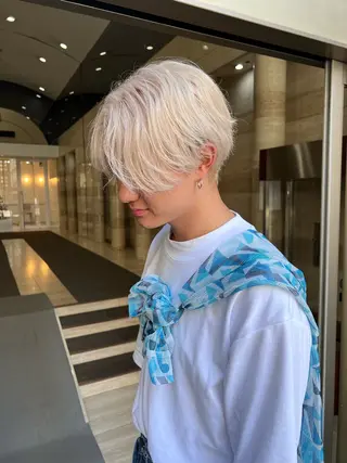 ショート カラー メンズ Via officialのヘアスタイル