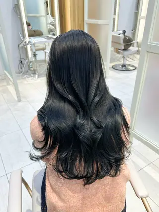 ロング カラー 🇰🇷韓国風くびれ ヘア🇰🇷中村優大のヘアスタイル