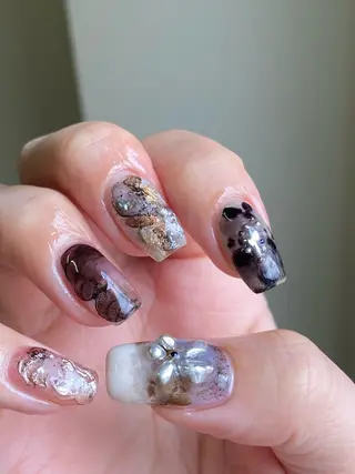 ネイル 草加ニュアンスネイル 🌚hersのネイルデザイン