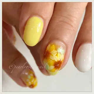 ネイル Beauty salon Ryu・ange所属・PEARL ROSE パールローズのネイルデザイン