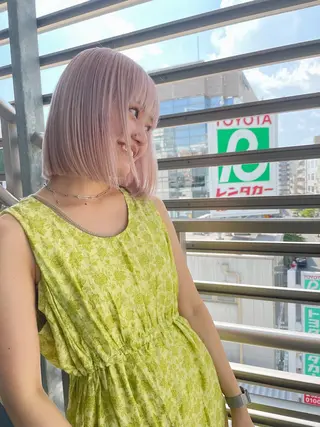 ミディアム カラー AO所属・RISAKO 艶髪モテヘア🎀府中のヘアスタイル