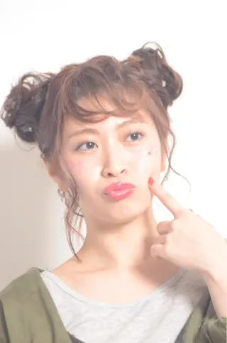 ミディアム ヘアアレンジ Reir_吉祥寺 バンレイカのヘアスタイル