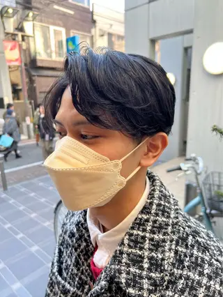 パーマ メンズ しみず さくら🌸のヘアスタイル