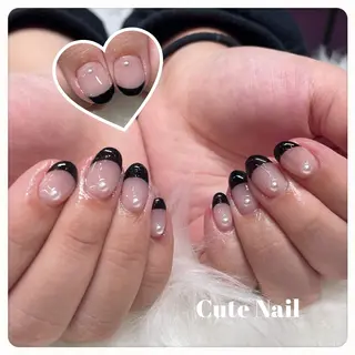 ネイル GO TODAY SHAiRE SALON原宿 Liber所属・️🫧もこ 艶感ネイル🫧のネイルデザイン