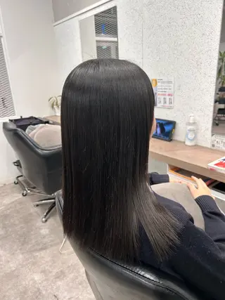 セミロング ボブ/透明感カラー/ 髪質改善/🌙/ルナのヘアスタイル