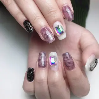 ロング ネイル ☺︎山部 志麻☺︎のネイルデザイン