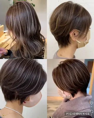 カラー 高難易度縮毛矯正　春日井　Soea(ソイア)所属・多久間 喬介のヘアスタイル