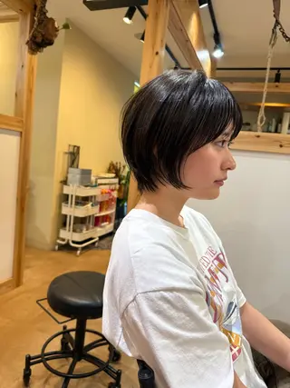 ショート 山口里莉 /パーマモデル募集のヘアスタイル