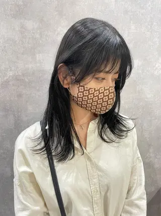 ミディアム C’LD hair  produce /シールドヘア所属・モテ髪/ボブ/ショー ト/アダチフウトのヘアスタイル