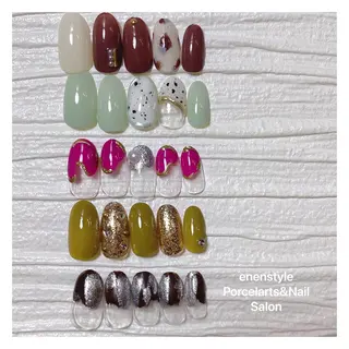 ミディアム ネイル 👑enen style👑のネイルデザイン