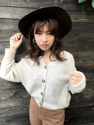 セミロング 🌼U24 ヘアデザインラボのヘアスタイル