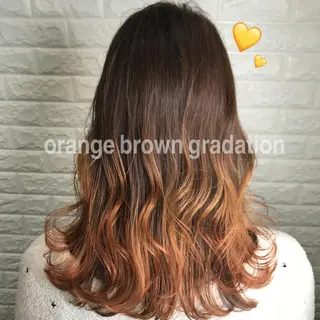 セミロング カラー knock【ノック】所属・烏丸韓国ヘア🇰🇷 ayaka🎀のヘアスタイル