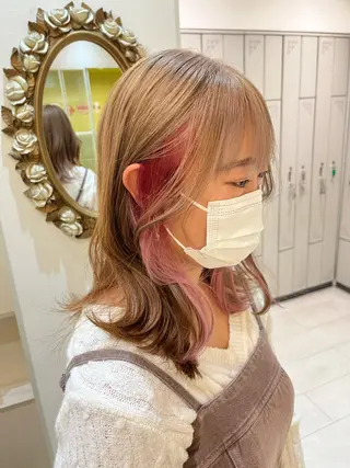 カラー REAL【レアル】所属・グレージュ/透け感 カラー/透明感カラーのヘアスタイル