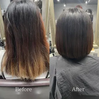 ミディアム 艶髪/透明感カラー 山﨑俊輔のヘアスタイル