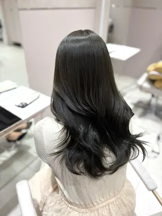 ロング カラー 銀座/オリーブ/ 透明感カラー✨りくのヘアスタイル