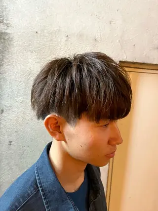 ショート カラー パーマ メンズ 🏆メンズヘア特化 🥇代表りんぺーのヘアスタイル