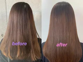 ロング 渋谷ブリーチカラー 韓国ヘアyuikoのヘアスタイル