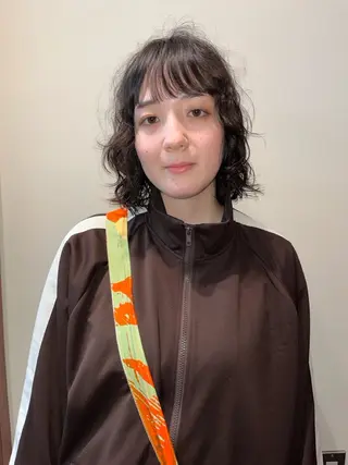 ショート パーマ ボブパーマ/パーマ ウルフパーマのヘアスタイル