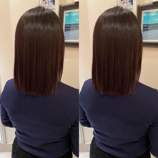 セミロング カラー 丸みショート 🩰 MANAMI🪿🤍のヘアスタイル