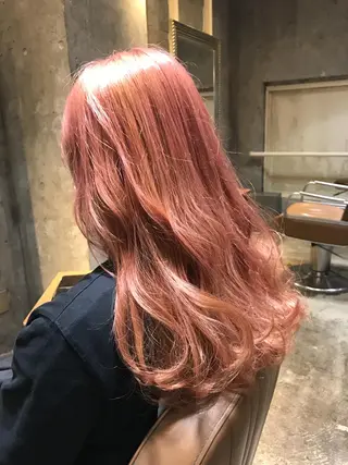 ロング カラー サロンドミルク 原宿のヘアスタイル