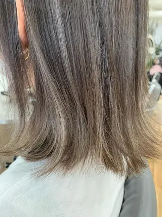 ミディアム カラー Reb_keiji 👑小倉圭司のヘアスタイル