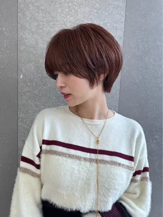 ショート 髪質改善✨縮毛矯正 ショートボブ/ともきのヘアスタイル