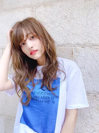 ロング Lond enikaのヘアスタイル