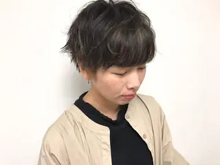 ショート パーマ MAIKO 【中崎・茶屋町】のヘアスタイル