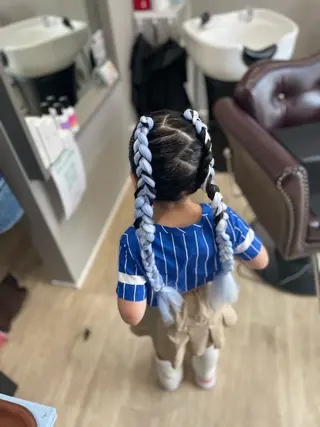 ヘアアレンジ キッズ Hair room Leaのヘアスタイル