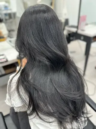 セミロング 映える顔まわり/前髪 特化 💗 ユキマのヘアスタイル