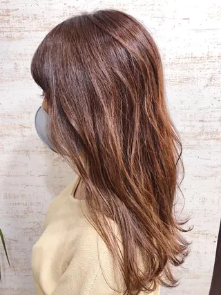 ロング カラー ケアブリーチ /髪質 改善/古橋圭史郎のヘアスタイル