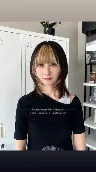 ミディアム カラー 🩰‎暖色特化 / 𝐒𝐚𝐤𝐢🤎のヘアスタイル