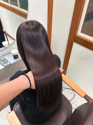 ロング カラー 五川 懸心のヘアスタイル