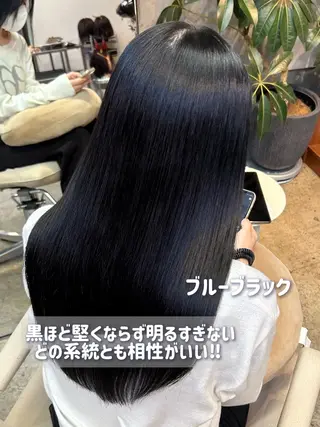 ミディアム カラー ANLY.meijijingumae所属・暗髪カラー/ 透明感カラー/真菜のヘアスタイル