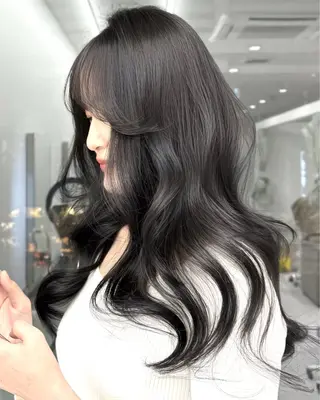 ロング 京都レイヤーカット うえひのヘアスタイル